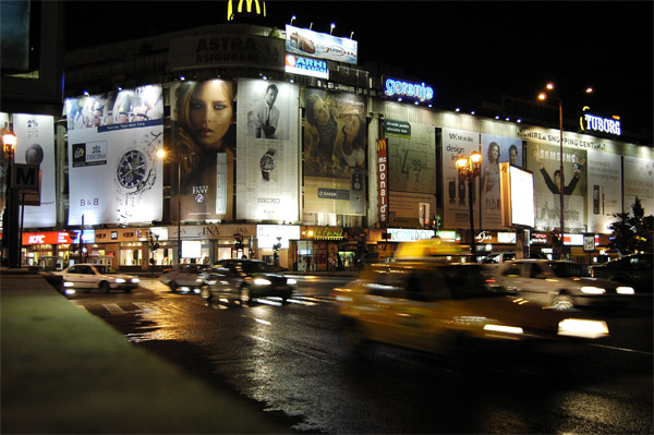 bucharest at night