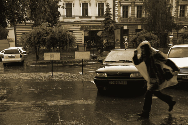 rainy day woman