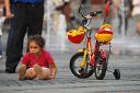 girl and bicycle