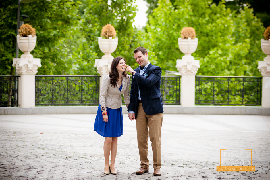 Sedinta foto Roxana si Mihail in parc