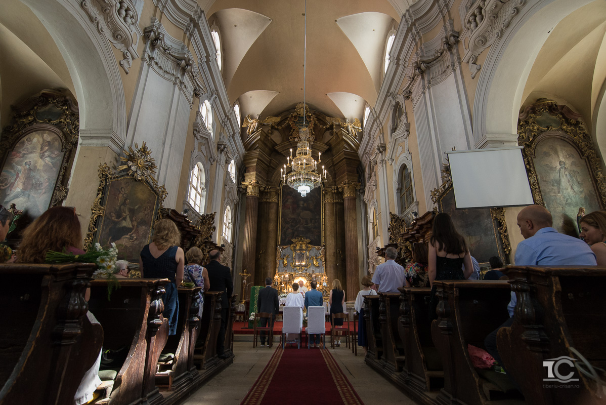 nunta la biserica piarista cluj